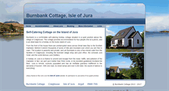 Desktop Screenshot of isleofjuracottage.co.uk
